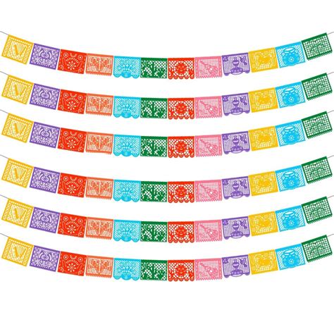 Buy Packs Mexican Banners Ft Ft X Papel Picado Banner Large