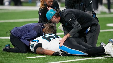 Panthers’ Chandler Zavala hospitalized after suffering scary neck ...