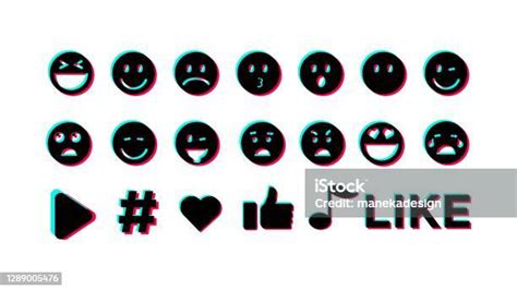 Ilustración De Emoji De Redes Sociales Y Más Vectores Libres De