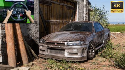 Rebuilding Nissan Skyline Gtr R Forza Horizon Logitech G Gameplay