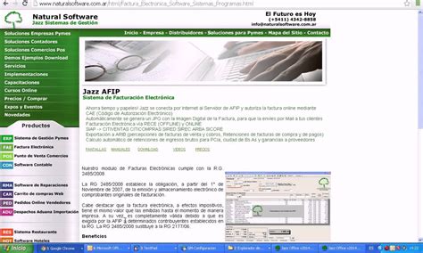 Software Para Factura Electronica Sistema Para Cae Siap Afip Dgi Youtube