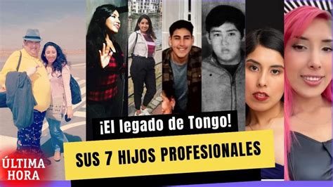 Tongo Sac A Sus Hijos Profesionales Qui Nes Son Y A Qu Se Dedican