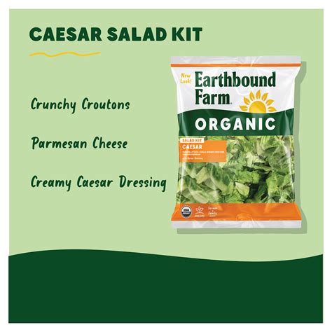 Organic Caesar Salad Kit Earthboundfarm