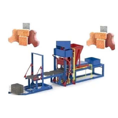 Mild Steel Semi Automatic Fly Ash Brick And Paver Block Making Machine