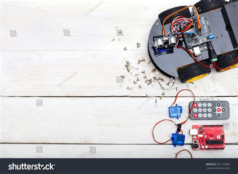 Robot Elements Needed Build Robot Pcb Stock Photo 561719689 Shutterstock