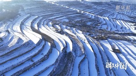 瞰中国｜甘肃会宁：春雪漫卷华家岭