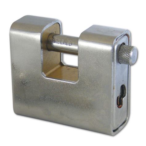 Asec Steel Sliding Shackle Padlock As