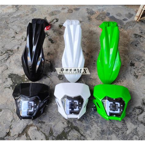 Jual Headlamp Daymaker Klx 230 2023 Plus Spakbor Depan KX 250 Set