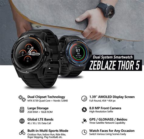 Venta Zeblaze Thor Dual En Stock