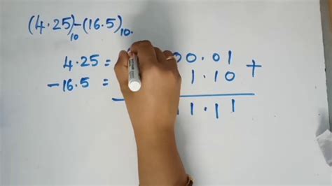 Binary Subtraction With Fraction And Binary Division Youtube