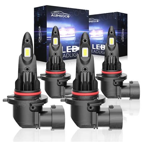 X Led Combo Headlight Bulb High Low Beam Kit K Super