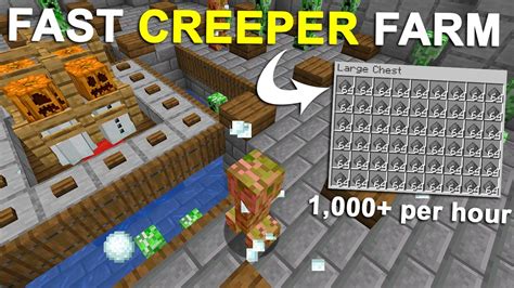 Minecraft Easy Creeper Farm 1 20 NO CATS Creeper Farm Tutorial YouTube