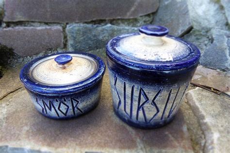 16 FINN Arol Keramikk Krukker Med Lokk Jar Decorative Jars Decor