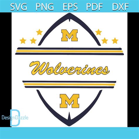 Logo Michigan Wolverines Svg Sport Svg Logo Svg Michigan Inspire