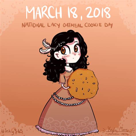 Happy National Lacy Oatmeal Cookie Day