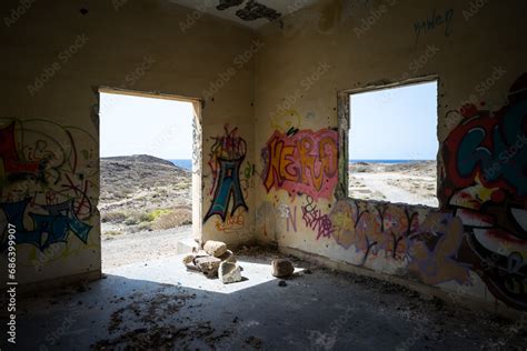 TENERIFE CANARY ISLANDS SPAIN JULY 25 2023 Ghost Town Of Abades