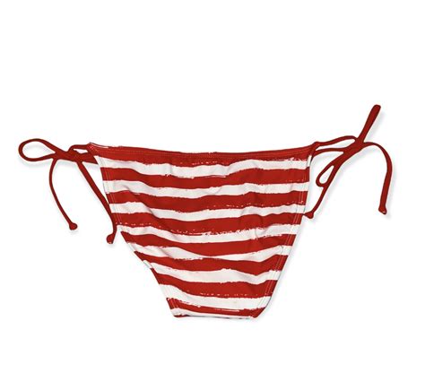 Women S String Hipster Bikini Bottom Xhilaration Red Stripe Various