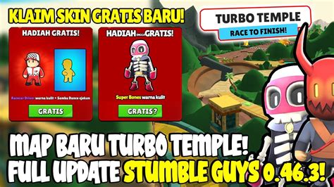 AKHIRNYA UPDATE FULL RILIS 0 46 3 STUMBLE GUYS SKIN BARU GRATIS MAP