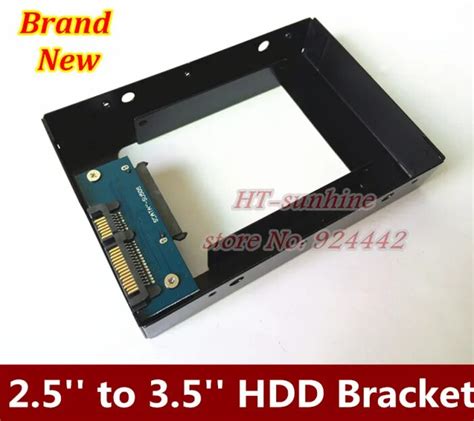 Brand New SSD/HDD 2.5'' to 3.5'' Mounting Metal Bracket For Desktop PC case Tray Kit with screws ...