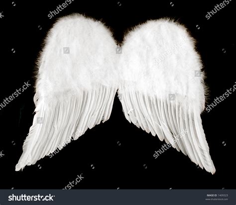 Guardian Angel Wings Isolated On Black Stock Photo (Edit Now) 1409323 - Shutterstock