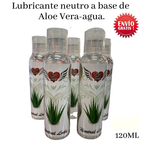 Lubricante Neutro A Base De Aloe Vera Y Agua 120ml Luegopago