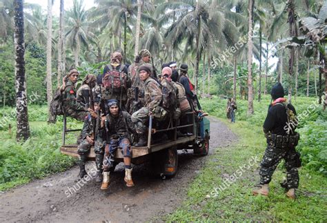 ARMED MEMBERS MORO ISLAMIC LIBERATION FRONT Editorial Stock Photo ...