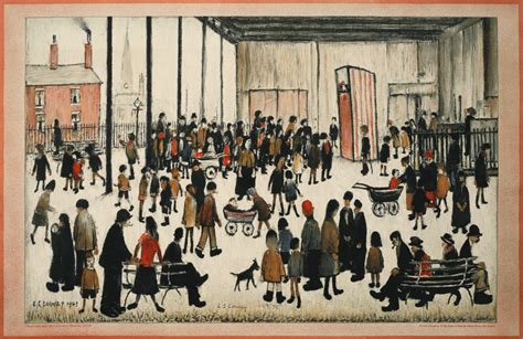 L S Lowry Punch And Judy Signed Limited Edition Print