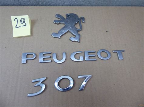 logo znaczek emblemat tył PEUGEOT 307 za 50 zł z LUBLIN / BEŁŻYCE ...