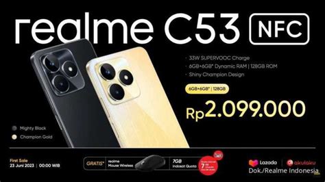 Terbaru Di 2023 Simak Spesifikasi And Harga Hp Realme C53