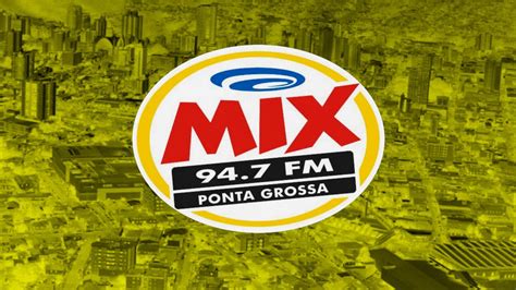 Prefixo R Dio Mix Fm Mhz Ponta Grossa Pr Youtube