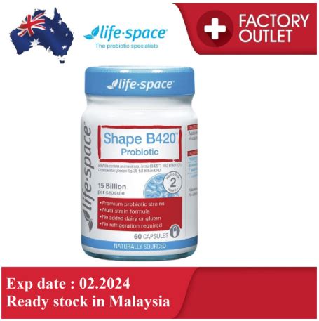 Life Space Shape B Probiotic Capsules Lazada