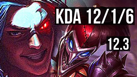 KAYN Vs SHACO JNG 12 1 6 Legendary 400 Games 1 0M Mastery EUW