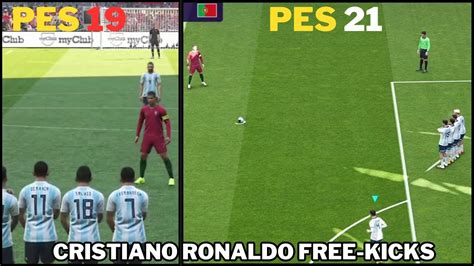 Cristiano Ronaldo Free Kicks That Shocked The World Free Kick In PES