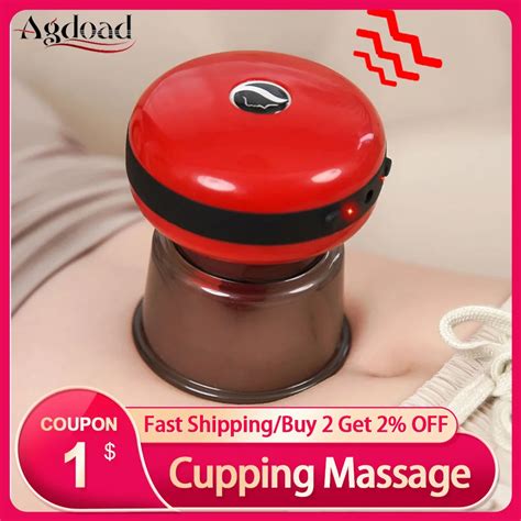 Electric Cupping Therapy Massager With Red Light Therapy Portable