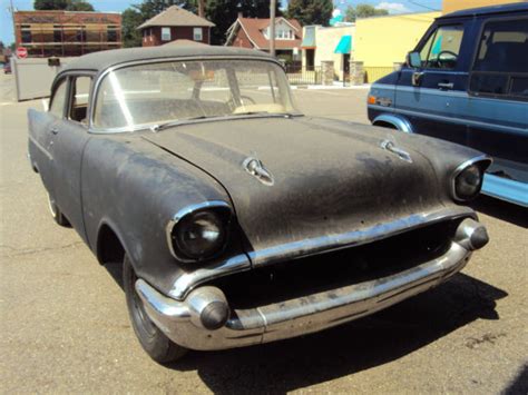 1957 chevy 2dr sedan 150 black widow for sale: photos, technical ...