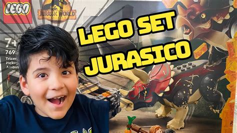 Lego Jurassic World Triceratops Y Pelea Jurasica YouTube