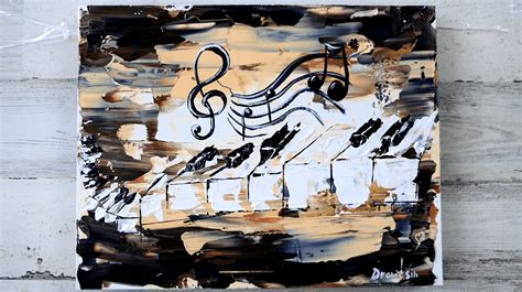 Abstract Art Music Piano