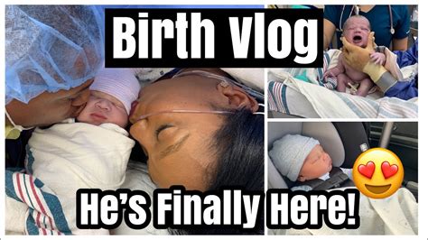 Birth Vlog Scheduled C Section Hes Finally Here Youtube