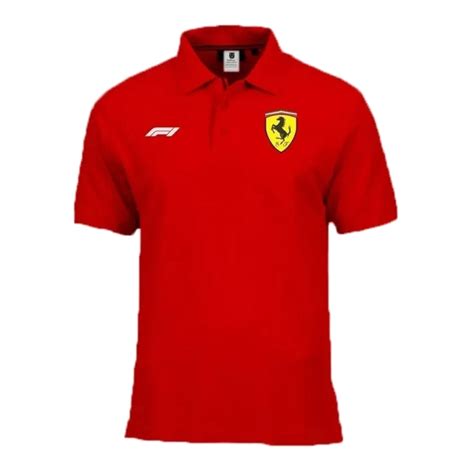 Camisa Polo Ferrari Camiseta Gola Polo F1 Carros Luxo Escorrega o Preço