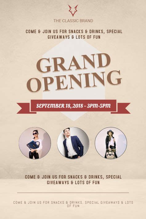 Tailor Small Business Grand Opening Flyer Design Template