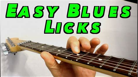 Easy Blues Guitar Licks Walter Apa YouTube