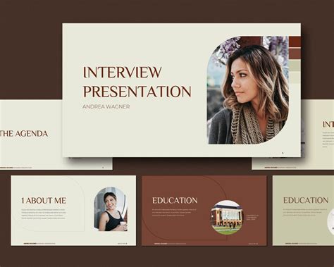 Job Interview Presentation Powerpoint Template Etsy