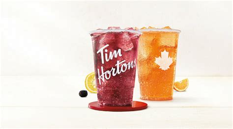 Sparkling Quenchers Tim Hortons Introduces New Bubbly And Fruity Drinks