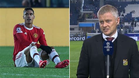 Man Utd Vs Man City Solskjaer Gives Injury Update On Varane Ahead Of