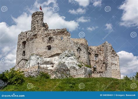 Fortified castle stock image. Image of castilla, palace - 54838465