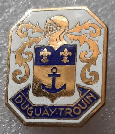 CROISEUR LE DUGUAY TROUIN 1939 Insigne Marine Augis WWII France EUR 11