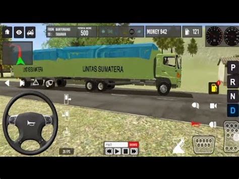 Truck Tronton Box Panjang Melintasi Lautan Simulator Android Gameplay