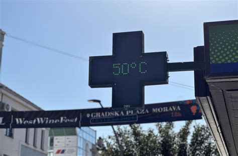 Heat In Serbia An Incredible 50 Degrees Measured Photo B92