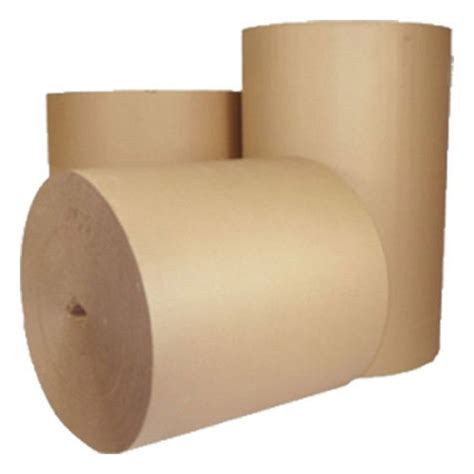 Wood Pulp Plain Brown Kraft Paper Roll For Packaging GSM 140GSM At