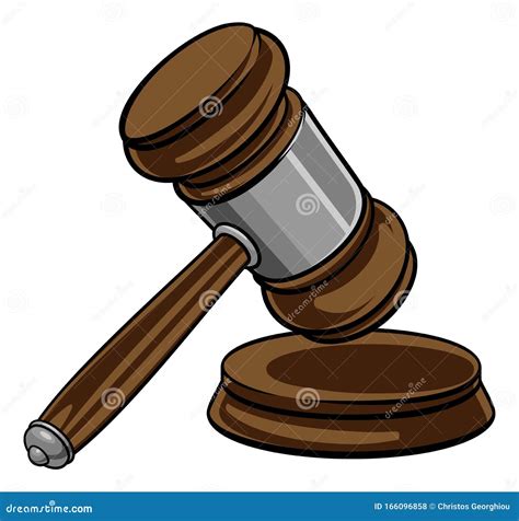 Judge Gavel Cartoon Stock Illustrations 5003 Judge Gavel Cartoon